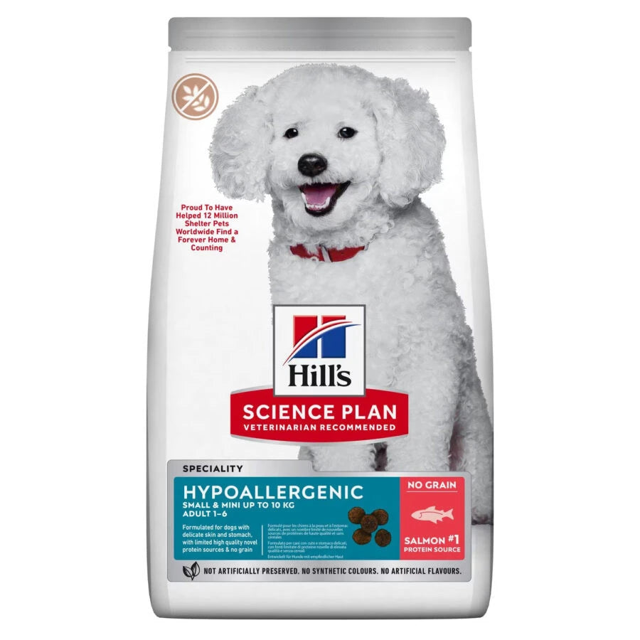 Hill’s Science Plan Hypoallergenic Small & Mini Adult Dry Dog Food With Salmon (1.5KG)