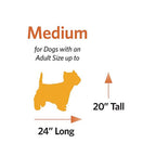 Canine Camper Sportable Tent Dog Crate, 30" L X 21.75" W X 24" H