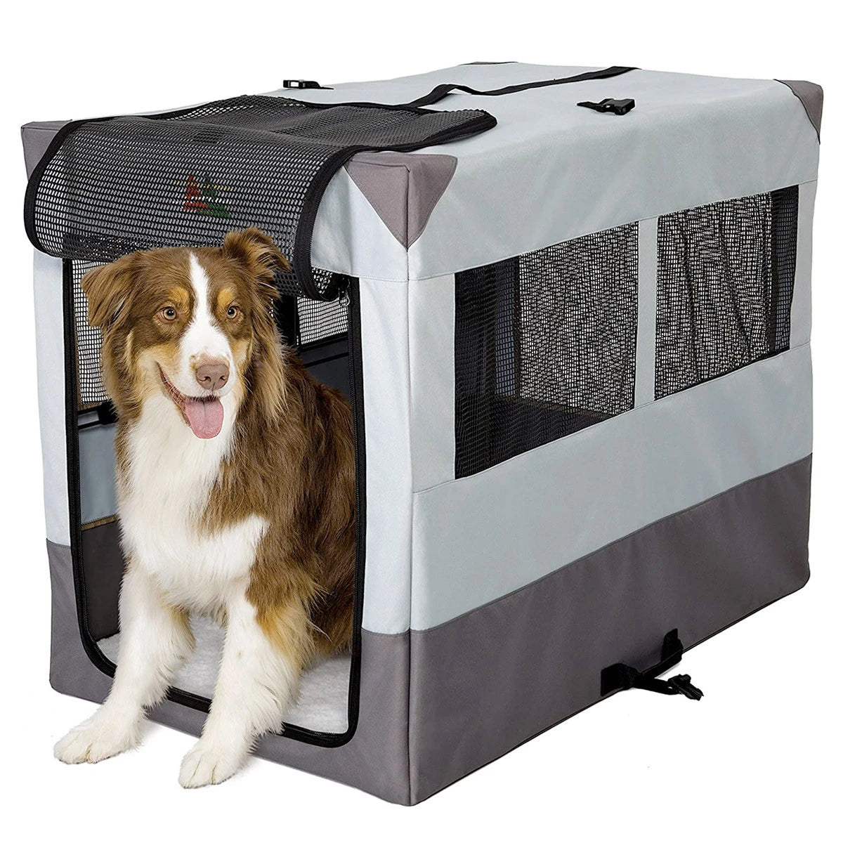 Canine Camper Sportable Tent Dog Crate, 30" L X 21.75" W X 24" H