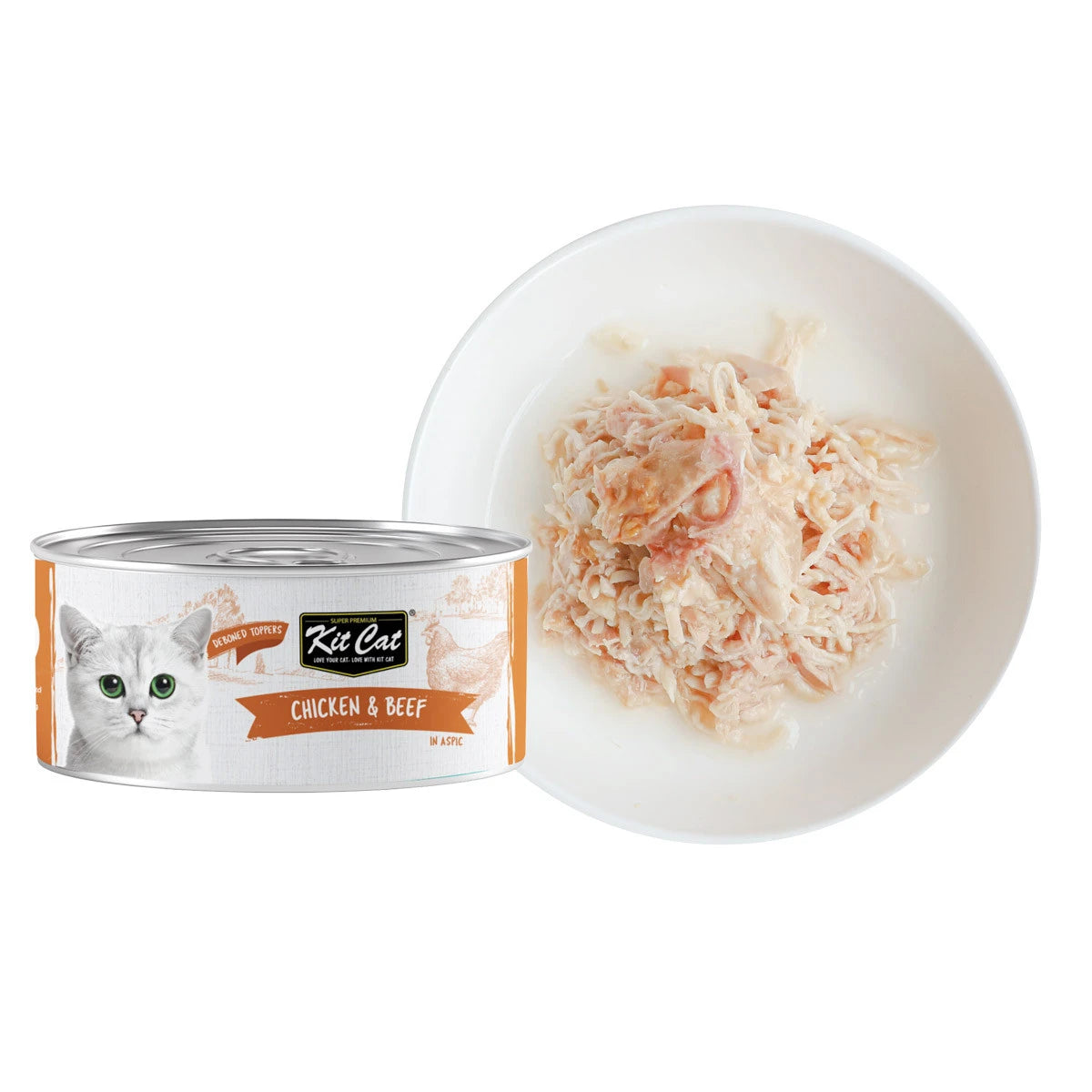 Kit Cat Deboned Chicken & Beef 80g (1 Box -24pcs)