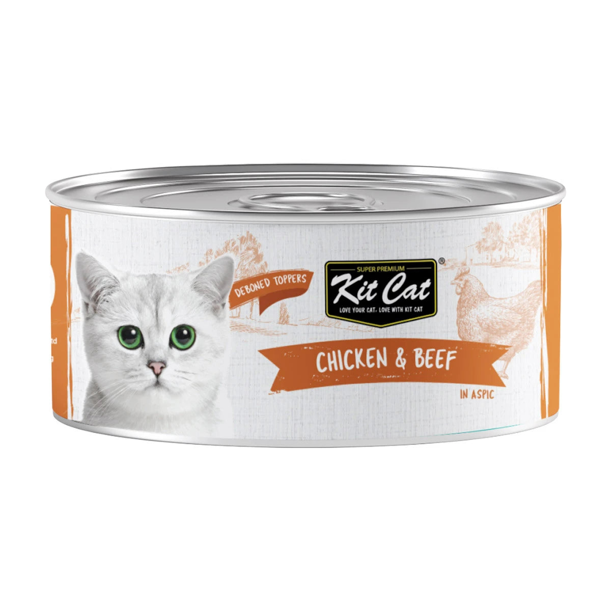 Kit Cat Deboned Chicken & Beef 80g (1 Box -24pcs)