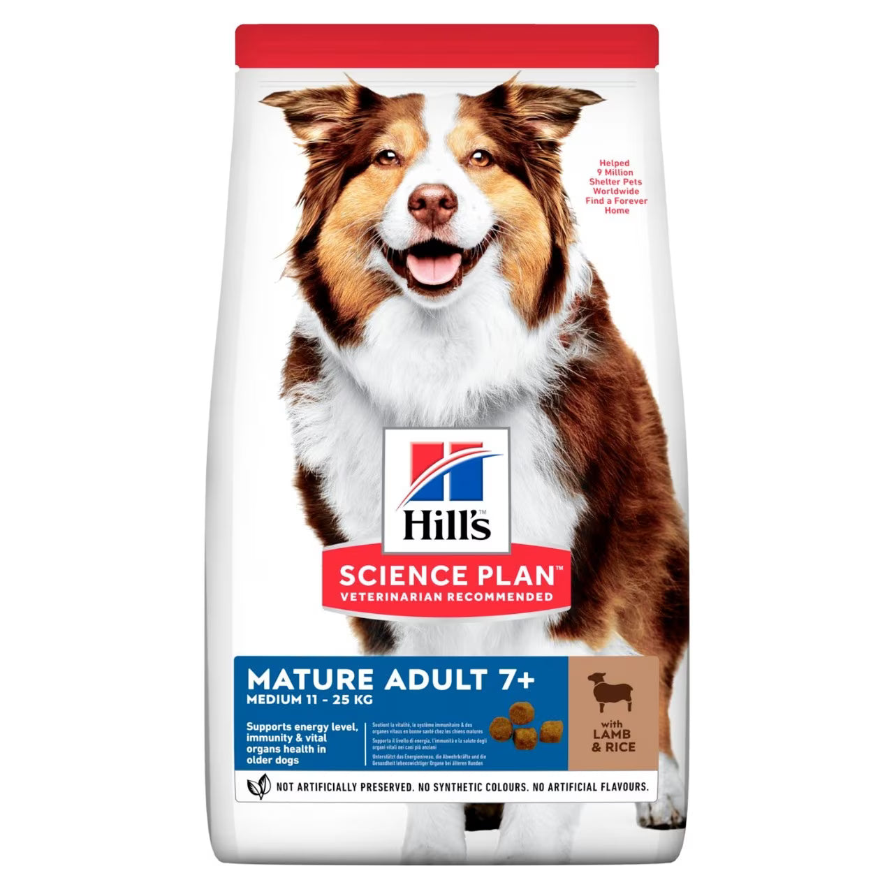 Hill's Science Plan Medium Mature Adult 7+ Dog Food with Lamb & Rice