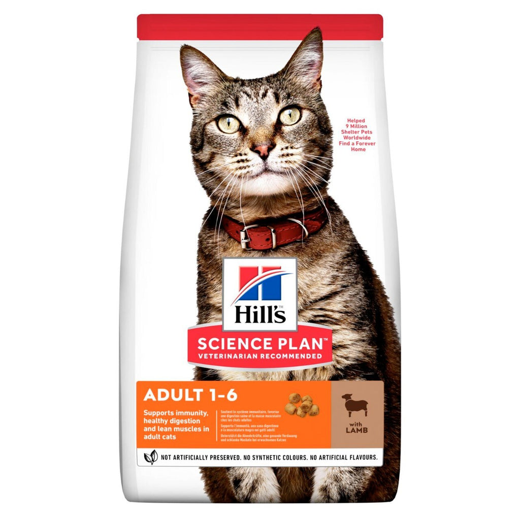 Hill’s Science Plan Adult Cat Food With Lamb