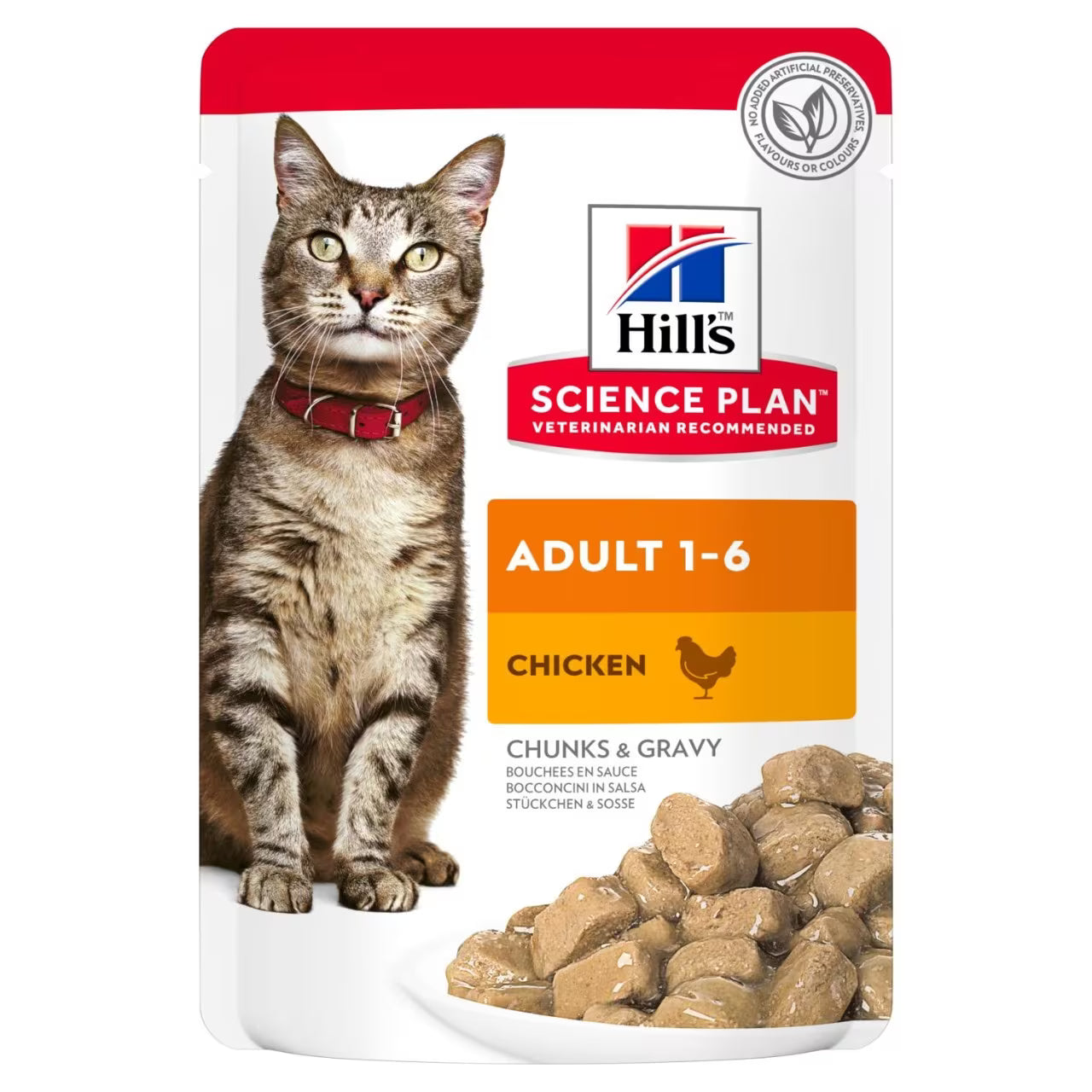 Hill's Science Plan Adult Wet Cat Food Chicken Pouches