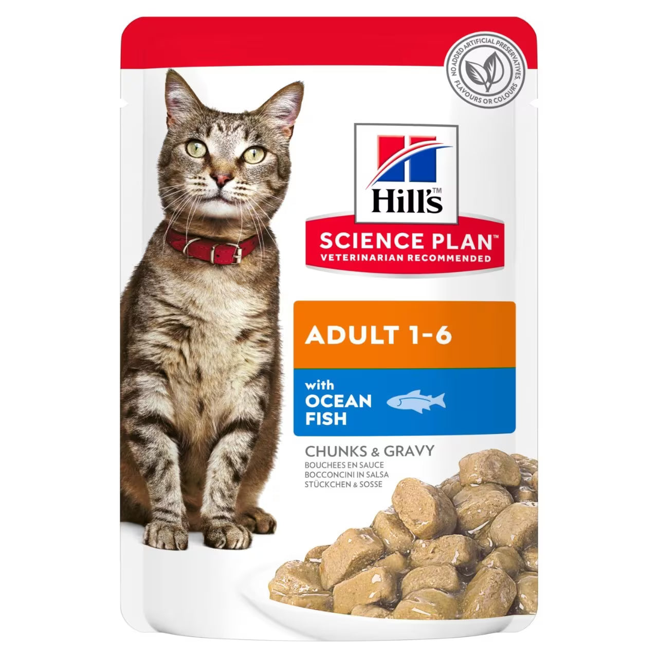 Hill's Science Plan Adult Wet Cat Food Ocean Fish Pouches