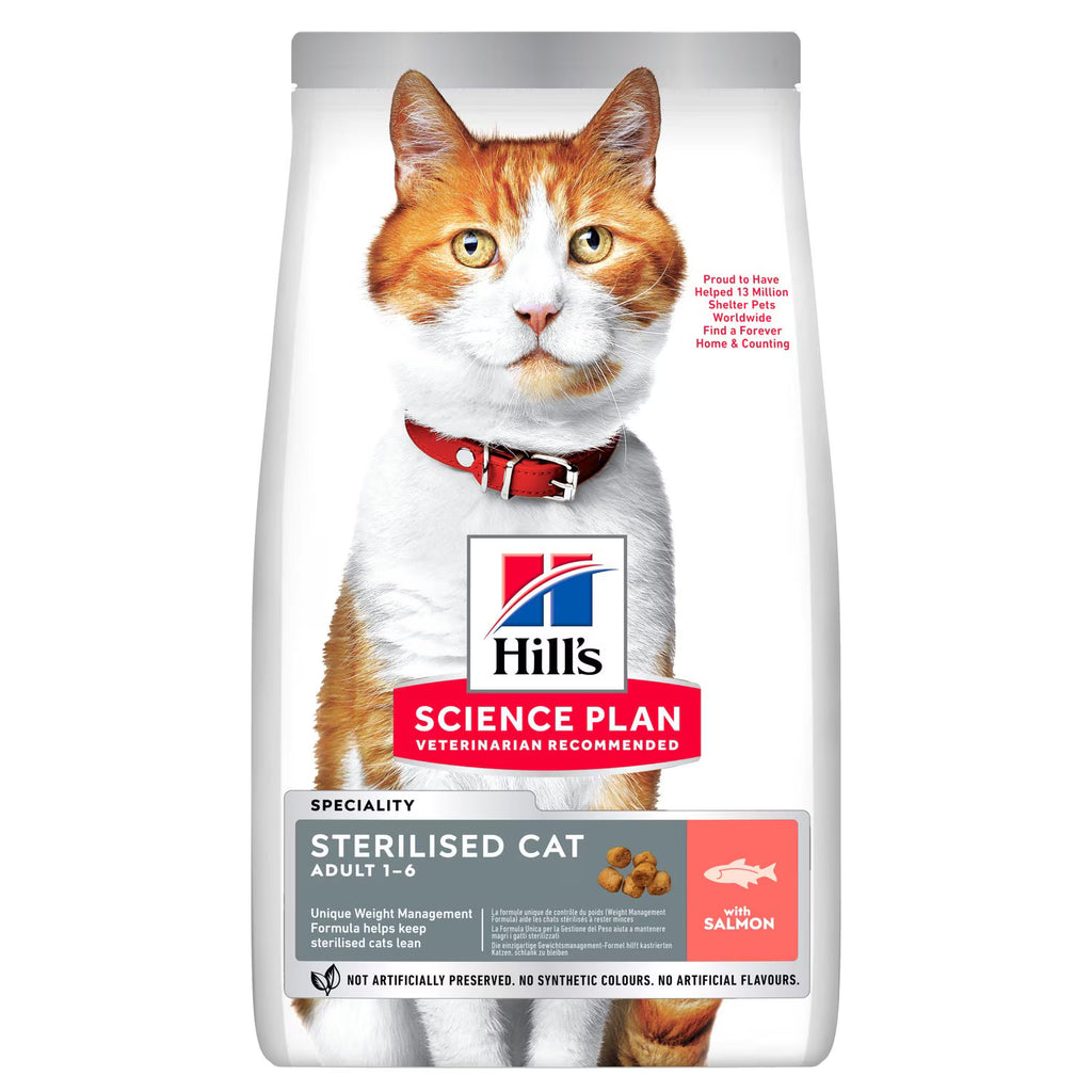 Hill's Science Plan Sterilised Adult Cat Food with Salmon