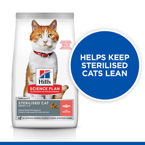 Hill's Science Plan Sterilised Adult Cat Food with Salmon