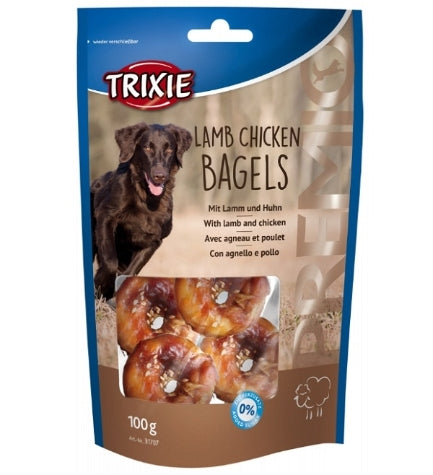 Trixie Premio Lamb Chicken Bagels Dog Treats