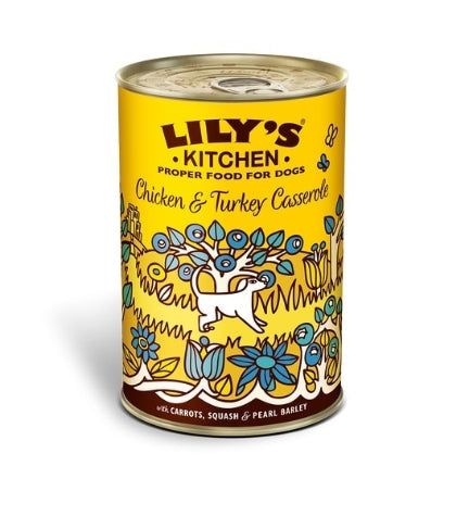 Lily's Kitchen Chicken & Turkey Casserole Wet Dog Food