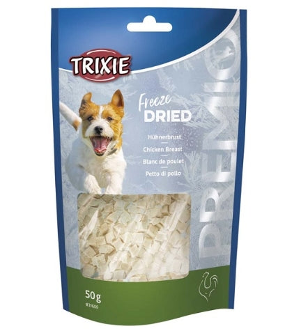 Trixie PREMIO Freeze Dried Chicken Breast Dog Treats - CHICKEN/50G