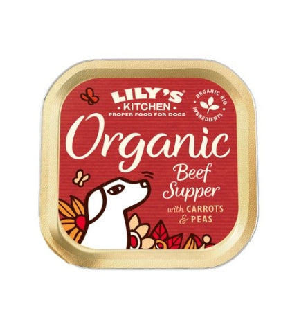 Lily's Kitchen Organic Beef Supper Wet Dog Food