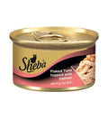 Sheba Flaked Tuna Topped with Salmon Wet Cat Food
