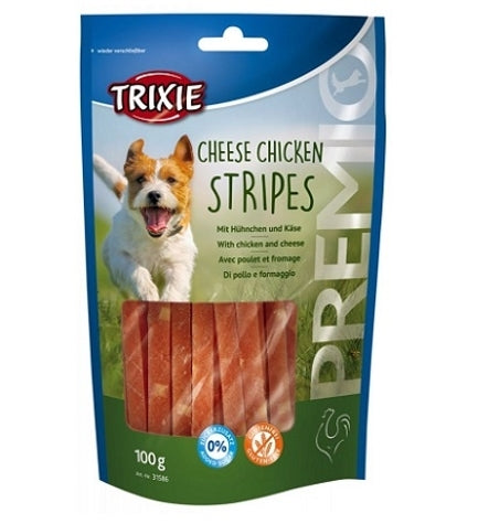 Trixie Premio Cheese Chicken Stripes Dog Treats