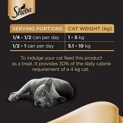 Sheba Succulent Chicken Breast Wet Cat Food 5+1 FREE