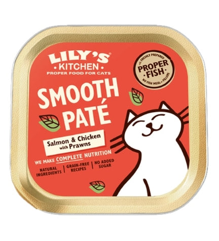 Lily's Kitchen Salmon & Chicken Paté Wet Cat Food