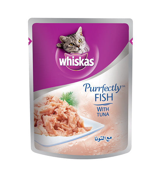 Whiskas Purrfectly Tuna Pouches Wet Cat Food