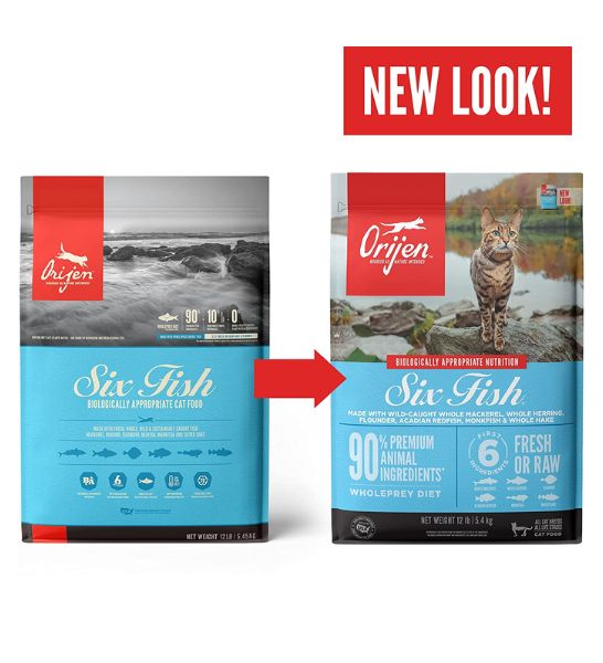 Orijen Six Fish Adult Dry Cat Food