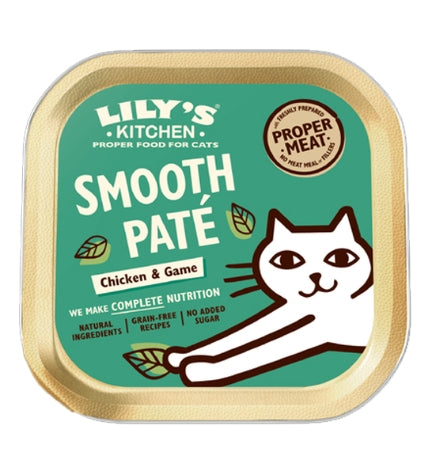Lily's Kitchen Chicken & Game Paté Wet Cat Food