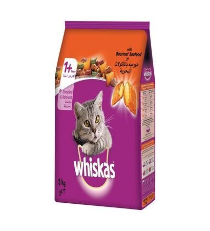Whiskas Adult Gourmet Sea Food Dry Cat Food