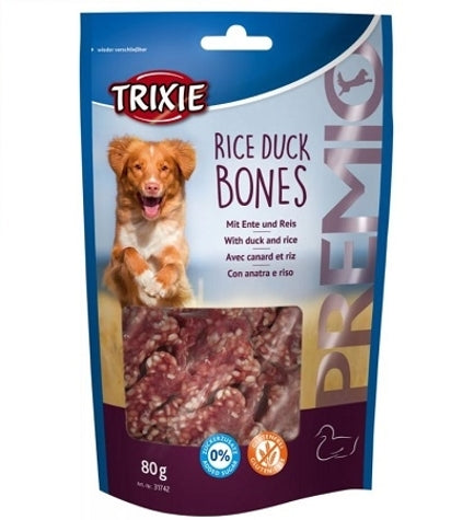 Trixie Premio Rice Duck Bones Dog Treats